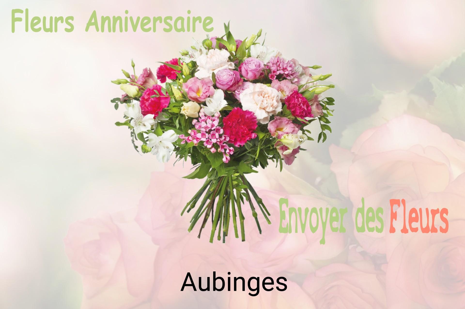 Bouquet de fleurs d’anniversaire livré à Aubinges