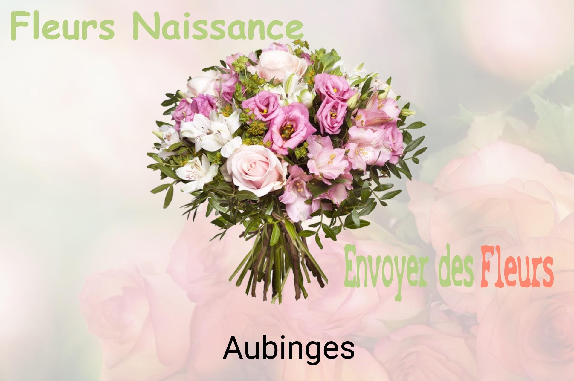 Bouquet de fleurs de naissance livré à Aubinges